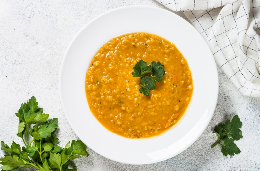 Vegan Favorite Moroccan Red Lentil Soup