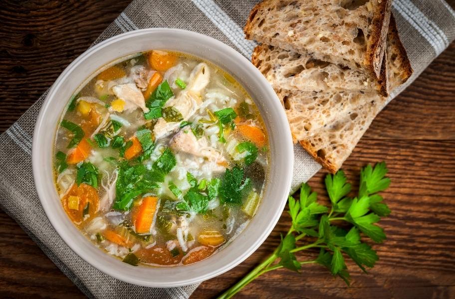 Go-To Chicken Soup on a Sick Day