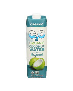 C2O Organic Coconut Water - Front view