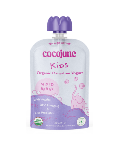 Cocojune Kids Organic Dairy-Free Mixed Berry Yogurt - Front view
