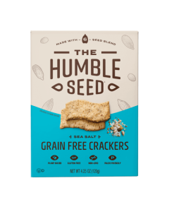 Humble Seed Grain Free Crackers Sea Salt - Front view