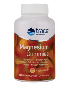 Trace Minerals Magnesium Gummies, Tangerine
