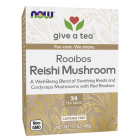 NOW Foods Rooibos Reishi Mushroom Tea - 24 Tea Bags
