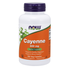 NOW Foods Cayenne 500 mg - 100 Veg Capsules