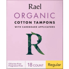 Rael Organic Cotton Tampons Regular - Front view
