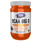 NOW Foods BCAA Big 6, Grape Flavor Powder - 600 g