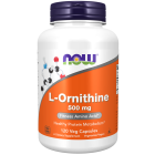 NOW Foods L-Ornithine 500 mg - 120 Veg Capsules