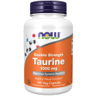 NOW Foods Taurine, Double Strength 1000 mg - 100 Veg Capsules