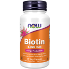 NOW Foods Biotin 5,000 mcg - 60 Veg Capsules