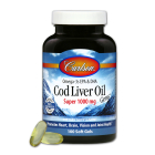 Carlson Cod Liver Oil Gems, Super 1,000 mg, 100 Softgels