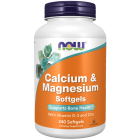 NOW Foods Calcium & Magnesium - 240 Softgels