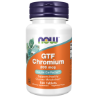 NOW Foods GTF Chromium 200 mcg Yeast Free - 100 Tablets