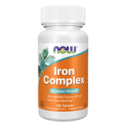 NOW Foods Iron Complex Vegetarian - 100 Tablets