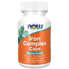 NOW Foods Iron Complex Caps - 100 Veg Capsules