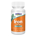 NOW Foods Iron 18 mg - 120 Veg Capsules