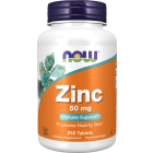 NOW Foods Zinc 50 mg - 250 Tablets