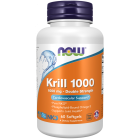 NOW Foods Krill 1000, Double Strength 1000 mg - 60 Softgels