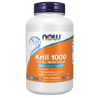 NOW Foods Krill 1000, Double Strength 1000 mg - 120 Softgels