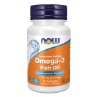 NOW Foods Omega-3 Fish Oil, Molecularly Distilled - 30 Softgels