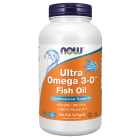 NOW Foods Ultra Omega 3-D™ Fish Oil (Fish Gelatin) - 180 Fish Softgels