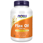 NOW Foods Flax Oil 1000 mg - 100 Softgels