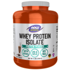 NOW Foods Whey Protein Isolate, Creamy Chocolate Powder - 5 lbs.