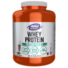 NOW Foods Whey Protein, Creamy Chocolate Powder - 6 lbs.