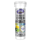 NOW Foods Effer-Hydrate Effervescent Lemon Lime - 10 Tablets/Tube