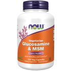 NOW Foods Glucosamine & MSM (Vegetarian) - 120 Veg Capsules