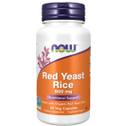 NOW Foods Red Yeast Rice 600 mg - 60 Veg Capsules