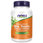 NOW Foods Milk Thistle Extract 750 mg Silymarin (600 mg), Maximum Strength - 90 Veg Capsules