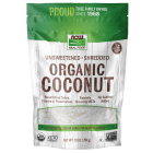 NOW Foods Coconut, Organic, Unsweetened & Shredded - 10 oz.