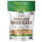 NOW Foods Ginger Slices, Crystallized & Organic - 12 oz.