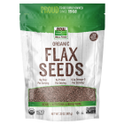 NOW Foods Flax Seeds, Organic - 2 lbs.