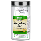 NOW Foods Sprouting Jar - 1/2 Gallon - Case of 6 Jars