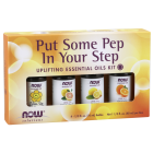 NOW Foods Put Some Pep in Your Step Essential Oils Kit