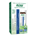 NOW Foods Peppermint Essential Oil Blend, Organic Roll-On - 10 mL