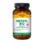 Country Life Methyl (Superior) B-12 3000 MCG, 50 Berry Flavor Lozenges