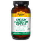 Country Life Calcium Magnesium Complex with Vitamin D, 90 Tablets