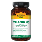 Country Life Vitamin D3 5000 IU, 60 Softgels