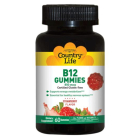 Country Life Strawberry B12 Gummies, 60 Count