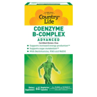 Country Life Coenzyme B-Complex Advanced, 60 Vegetarian Capsules