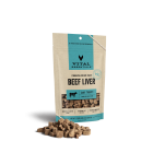 Vital Essentials Freeze-Dried Beef Liver Dog Treats - Front view