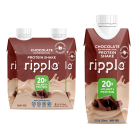 Ripple Chocolate Plant-Based Protein Shake - Front view