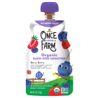 Once Upon a Farm Berry Berry Organic Dairy-Free Smoothie - Front view