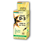 Vitamin D-3 Liquid, Organic 1,000 IU - Front view