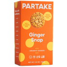 Partake Ginger Snap Crunchy Cookies, 5.5 oz.