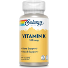 Solaray Vitamin K 100 MCG, 100 Tablets