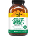 Country Life Magnesium Glycinate, 180 tablets