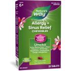 Nature's Way Umcka® Allergy & Sinus, 20 Cherry Tablets